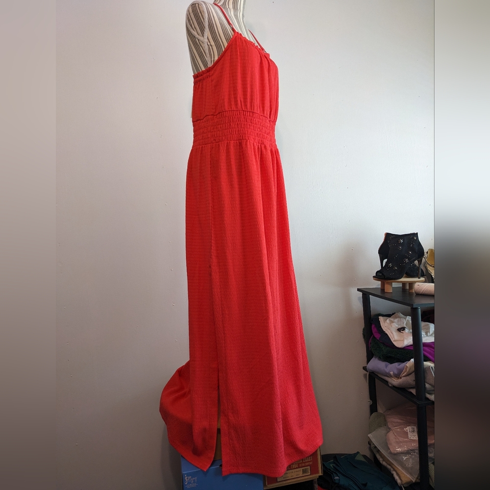 Michael Kors summer maxi slit cross straps dress nwt - Picture 4 of 15